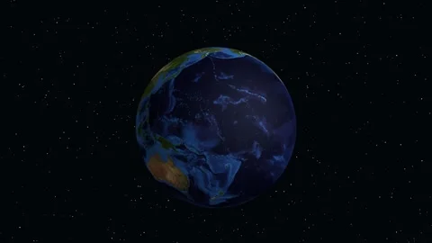 Earth Zoom Animation to Khmelnytskyi Ukraine with Geographic Data Overlay Stock Footage 332319345