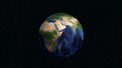 Earth Zoom Animation Rotating to Cincinnati United States Location Marker Stock Footage 337984064