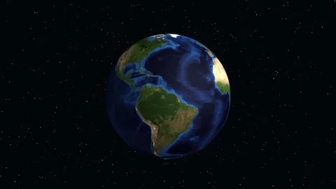 Earth Zoom Animation Transitioning from Space to Vinh Vietnam Population Data Stock Footage 333296574