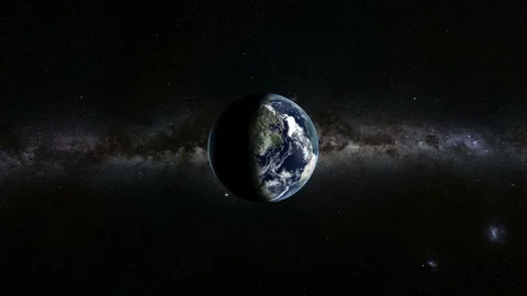 Earth Zoom to a City 4K Stock Footage
