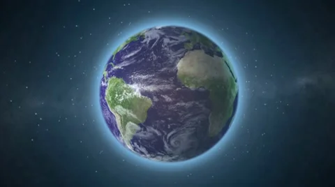 Earth zoom in to clouds layer Stock-Footage 8650660