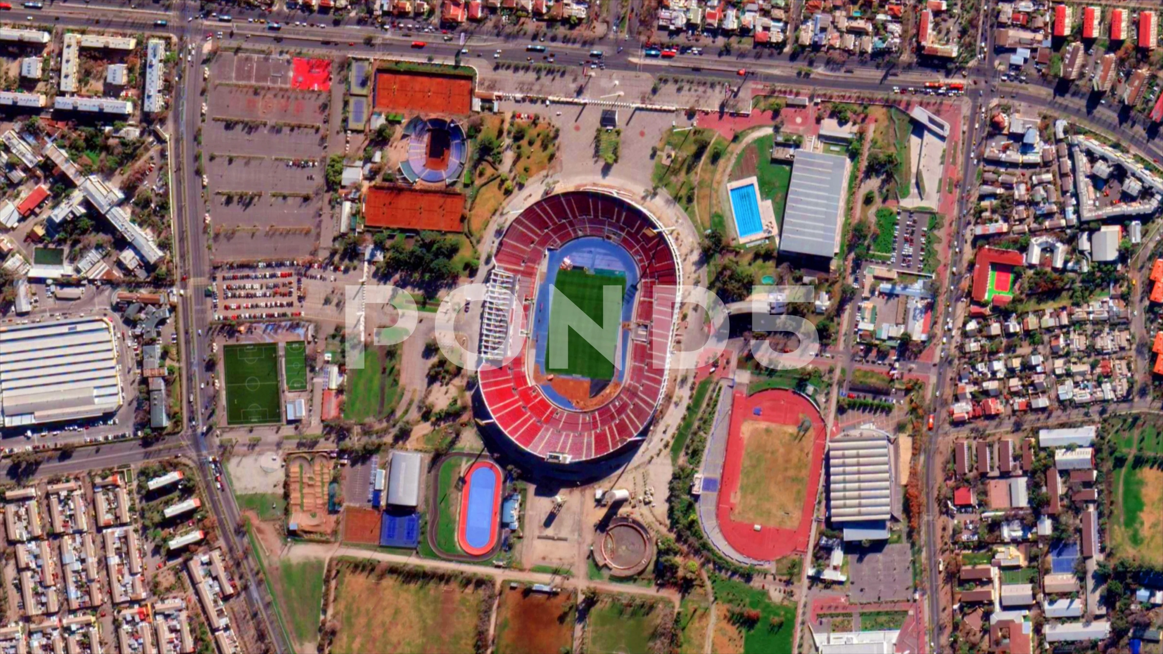 Estadio nacional julio martinez pradanos hi-res stock photography