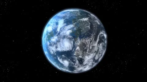 Earth Zoom Stock Footage