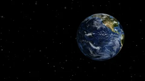 Earth Zoom Stock Footage 74857892