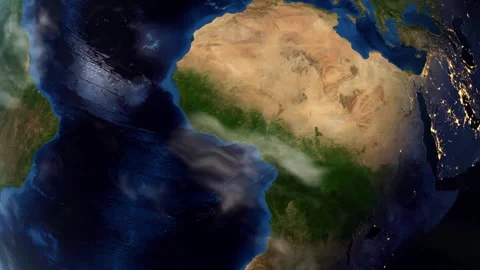 Earth Zoom In to Gulu Uganda Map Marker Animation Stock Footage 346805802