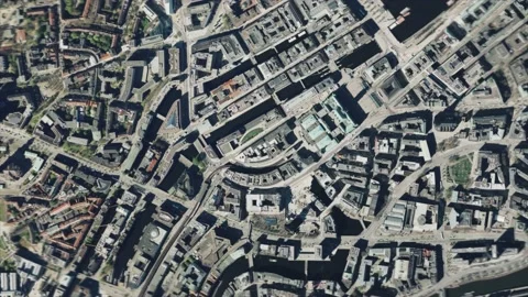Earth Zoom on Hamburg City - Germany Stock Footage 153227749