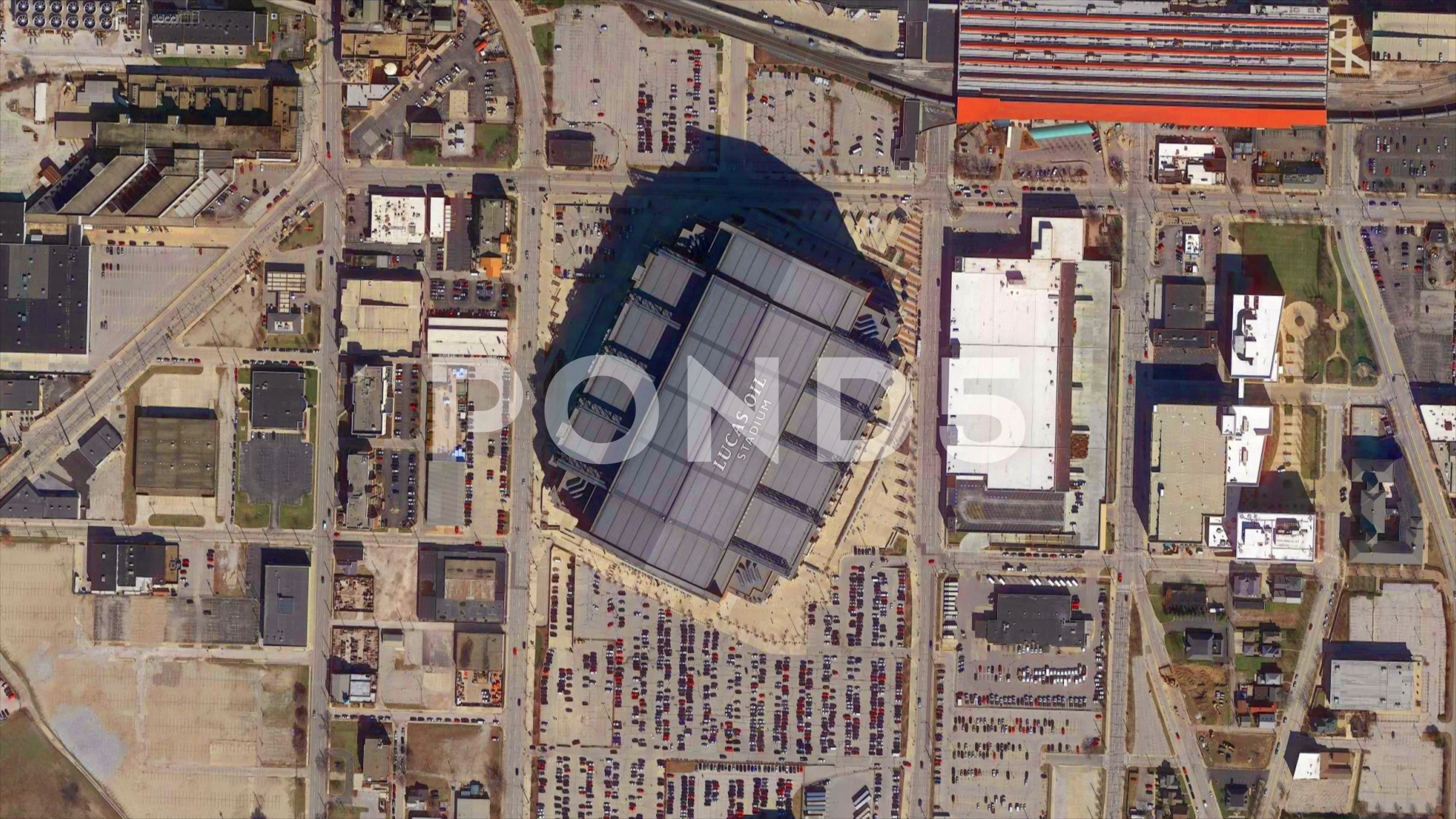 Lucas Oil Stadium, aerial view, NFL, Indianapolis Colts stadium