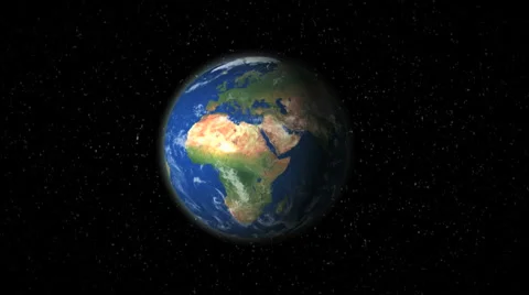Earth zoom in on jerusalem Stock Footage