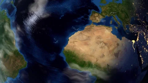 Earth Zoom In to Lorca Spain Map Pin Animation Stock Footage 346805778