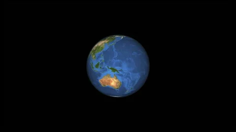 Earth in Zoom with Moon Stock Footage 917907