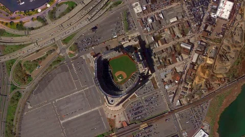 Earth Zoom from Minnesota Twins Stadium , Stock Video