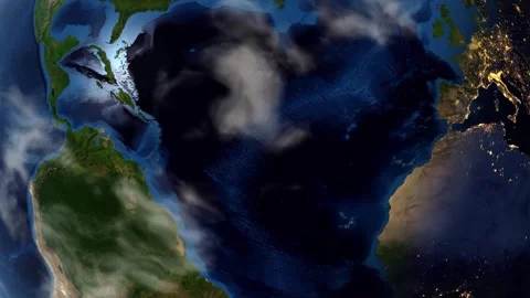 Earth Zoom In to Oshawa Canada Map Pin Stock Footage 346805927