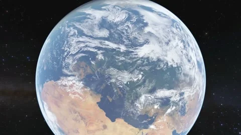 Earth zoom out to outer space. Elements of this video furnished by NASA. Stock Footage 225091816