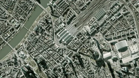 Earth zoom in from outer space to city. Zooming on Frankfurt, Germany. 4K Stock Footage 149506019