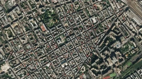Earth zoom in from outer space to city. Zooming on Levallois-Perret, France Stock-Footage 201656910