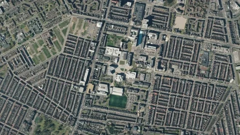 Earth zoom in from outer space to city. Zooming on Middlesbrough, UK Stock Footage 201858860