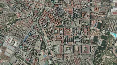 Earth zoom in from outer space to city. Zooming on Parla, Spain Vidéo 202067970