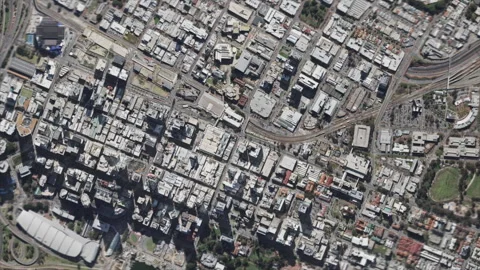 Earth zoom from Perth - Australia Stock Footage 310279477