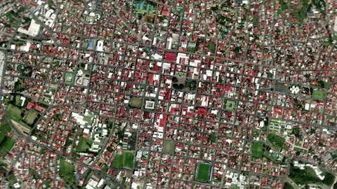 Earth zoom in from space and focus on Cartago, Costa Rica. Stock Footage 172575478