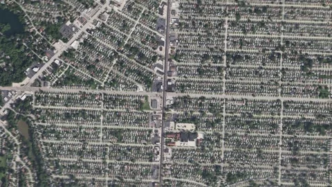Earth zoom in from space and focus on Parma, Ohio, USA Stock-Footage 242017945