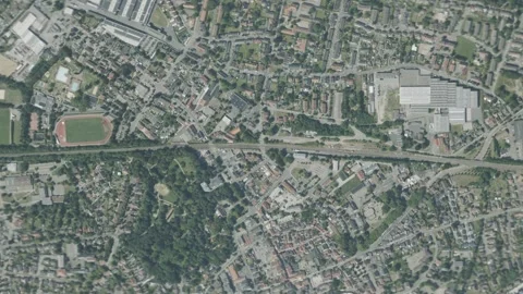 Earth zoom in from space and focus on Werl, Germany Stock Footage 249396997