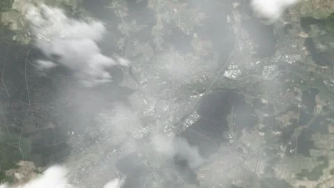 Earth zoom in from space and focus on Lauf an der Pegnitz, Germany. 3D style Stock Footage 300318564