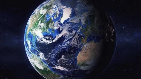 Earth zoom in from space and focus on Sèvres, France. 3D style animation. Stock Footage 300578053