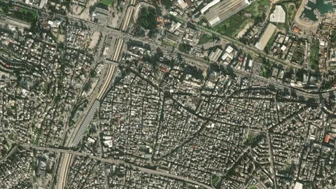 Earth zoom in from space to Bourj Hammoud, Lebanon Stock Footage 248166694