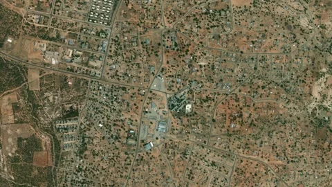 Earth zoom in from space to Masunga, Botswana Stock Footage 251158645