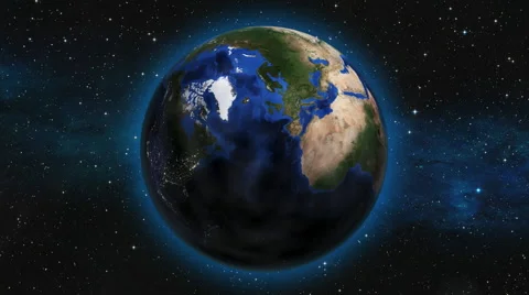 Earth Zoom from space to New York City Stock Footage