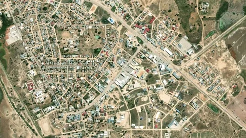 Earth zoom in from space to Outapi, Namibia Stock Footage 251158402