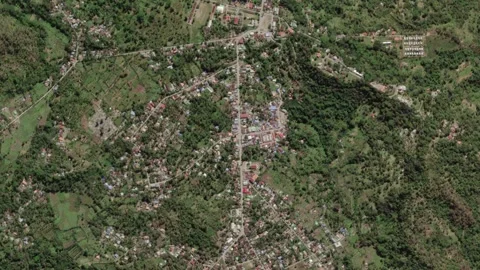 Earth zoom in from space to Same, Timor-Leste Stock Footage 252515883