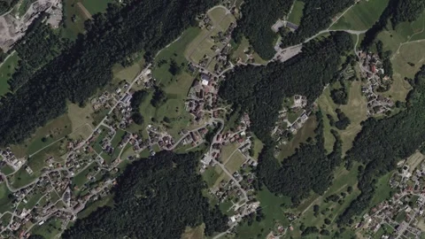 Earth zoom in from space to Schellenberg, Liechtenstein Stock Footage 252027652