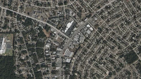 Earth zoom in from space to Spring Hill, Florida, USA Stock Footage 283375908