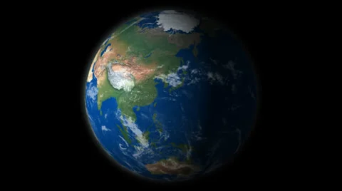 Earth Zoom in on Tokyo Stock Footage