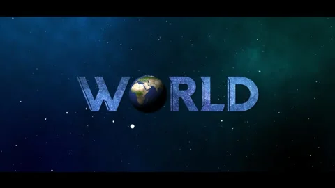 Earth zooms in from outer space until blue fills the screen. Planet Earth's.. Video stock 296623809