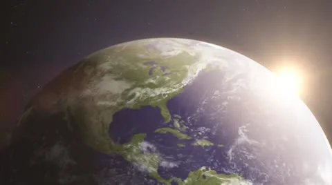 Earth6 - video background loop Stock Footage 8922395