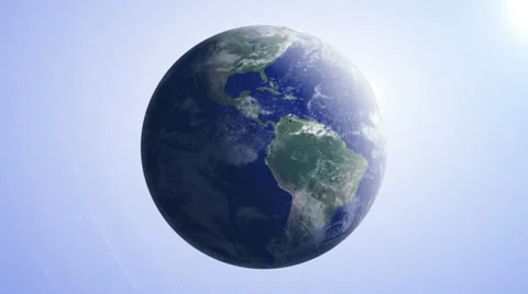 Earth7 - Earth Globe Video Background Loop Stock Footage 33411528