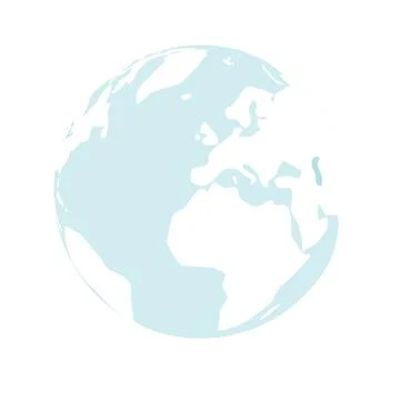 Earth.African continent Illustrazione stock