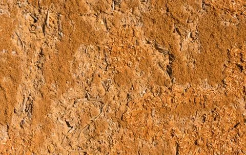 Earthen wall. Stock Photos