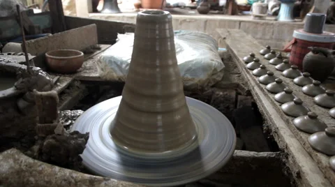 Earthenware pottery-making 스톡 동영상 60584485