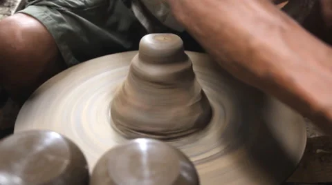 Earthenware pottery-making Stock Footage 60584524