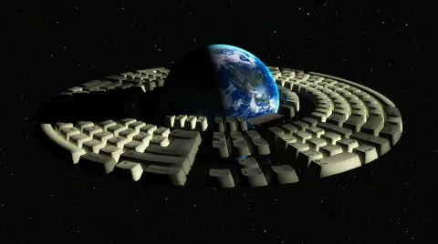 EarthKeyRing Stock Footage 508633