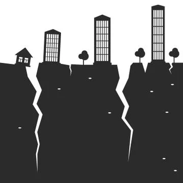 Earthquake Stock Illustration