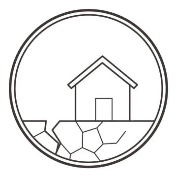 Earthquake Ilustración de archivo