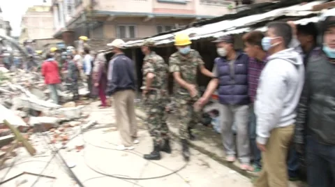 Earthquake Nepal  Видео 49973170