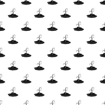 Earthquake pattern, simple style Stock Illustration