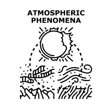 Earth's atmosphere experiencing environmental concept, illustrating diverse n Stock Illustration