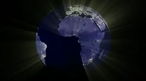 Earths City Lights 3 Stock Footage 10835103