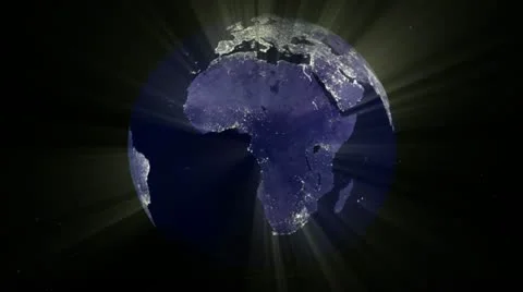 Earths City Lights 5 Stock Footage 10835110